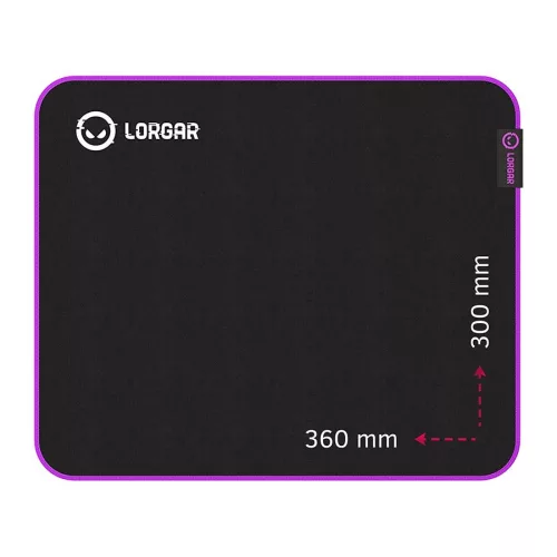 LORGAR MAIN 313 EGÉRPAD BLACK/PURPLE