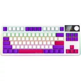   LORGAR KBP70TKLW WIRELESS BLUETOOTH MECHANIKUS GAMING BILLENTYŰZET FEHÉR, US