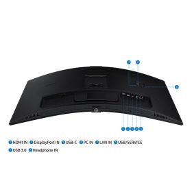   SAMSUNG S34C652VAU 34", 21:9, 3440X1440, 100HZ, DISPLAY PORT,HDMI,USB3.0,USB TYPE-C, LED MONITOR