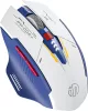 INPHIC M6P WIRELESS EGÉR, MECHA STYLE, KÉK-FEHÉR