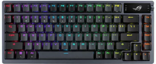 ASUS ROG AZOTH NX RED WIRELESS GAMER BILLENTYŰZET, MAGYAR KIOSZTÁS (HU) (90MP0316-BKHA00)