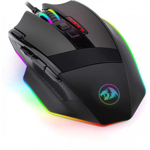 REDRAGON M801-RGB SNIPER OPTIKAI GAMER EGÉR, FEKETE