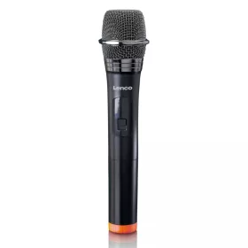   LENCO MCW-011BK VEZETÉK NÉLKÜLI MIKROFON, AKKUMULÁTOROS VEVŐEGYSÉGGEL, FEKETE