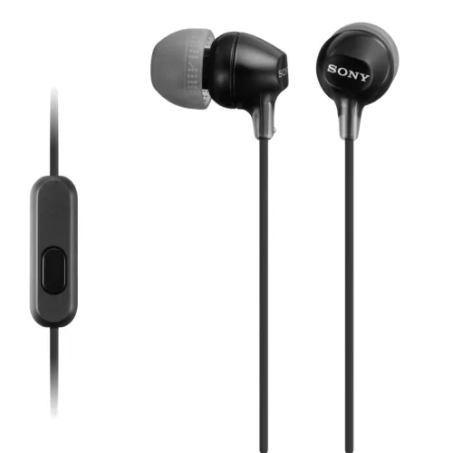 SONY MDR-EX15APB VEZETÉKES FÜLHALLGATÓ, FEKETE