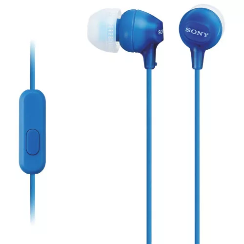 SONY MDR-EX15APLI VEZETÉKES FÜLHALLGATÓ, KÉK