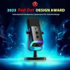 FIFINE MI6 USB/XLR DINAMIKUS MIKROFON – PODCAST, STREAM, PC/PS4/PS5, NÉMÍTÓ GOMB, RGB