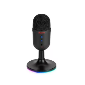   MARVO BLAST 40 ASZTALI GAMER MIKROFON TRIPOD ÁLLVÁNNYAL, FEKETE