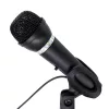 GEMBIRD MIC-D-04 KONDENZÁTOR MIKROFON, ASZTALI ÁLLVÁNNYAL, FEKETE