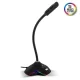 SPIRIT OF GAMER EKO300 RGB USB MIKROFON, FEKETE