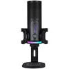 STREAMPLIFY MIC PRO PROFESSZIONÁLIS USB MIKROFON RGB VILÁGÍTÁSSAL, FEKETE
