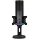STREAMPLIFY MIC PRO PROFESSZIONÁLIS USB MIKROFON RGB VILÁGÍTÁSSAL, FEKETE