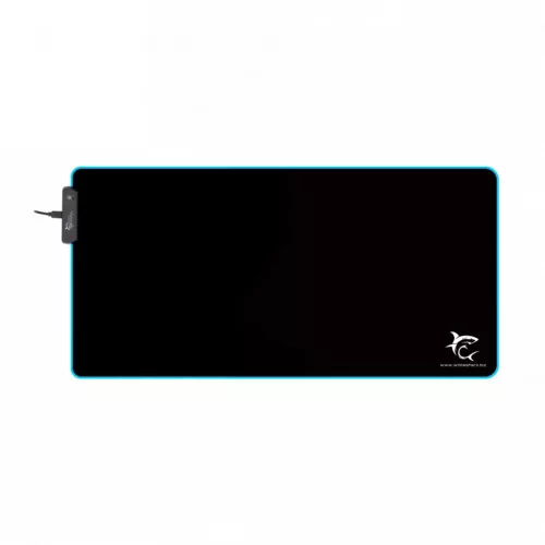 WHITE SHARK MP-1861 LUMINOS RGB GAMING XL EGÉRPAD BLACK