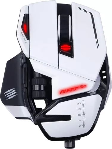 MADCATZ R.A.T. 6+ GAMER EGÉR, WHITE