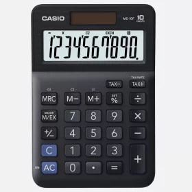 CASIO MS-10F ASZTALI SZÁMOLÓGÉP, FEKETE