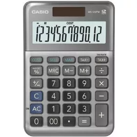CASIO MS-120FM ASZTALI SZÁMOLÓGÉP, SZÜRKE