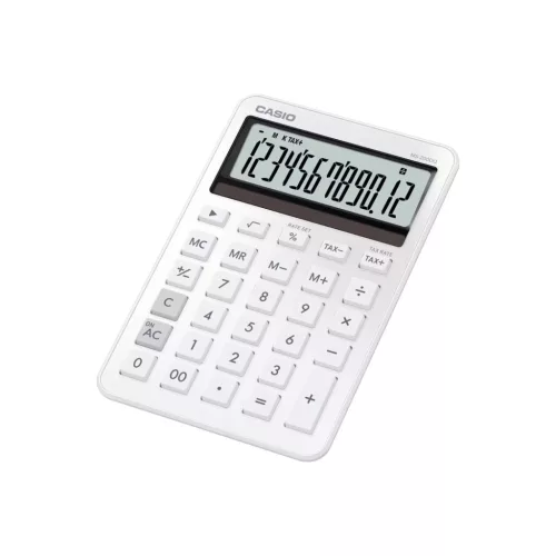 CASIO MS-200DQ-WE ASZTALI SZÁMOLÓGÉP, FEHÉR
