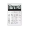 CASIO MS-200DQ-WE ASZTALI SZÁMOLÓGÉP, FEHÉR