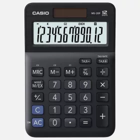 CASIO MS-20F ASZTALI SZÁMOLÓGÉP, FEKETE
