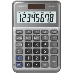 CASIO MS-80F ASZTALI SZÁMOLÓGÉP, SILVER