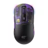 HAVIT GAMENOTE MS969WB X VKS GAMER WIRELESS BLUETOOTH EGÉR, BLACK/PURPLE