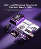 HAVIT MS969WB x VKS WIRELESS GAMER EGÉR, FEKETE-LILA