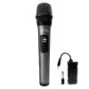 MEDIA-TECH MT398 MIC HERO VEZETÉK NÉLKÜLI KARAOKE HANGSZÓRÓ ÉS MIKROFON, FEKETE-SZÜRKE