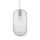 GEMBIRD MUS-4B-06-WS OPTICAL EGÉR, WHITE/SILVER