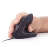 GEMBIRD MUS-ERGO-01 ERGONOMIC EGÉR, BLACK