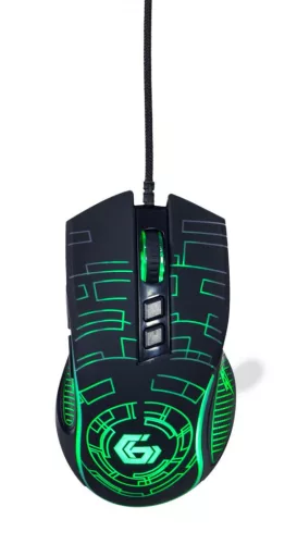 GEMBIRD MUSG-RGB-01 GAMER EGÉR, BLACK