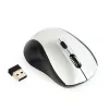 GEMBIRD MUSW-4B-02-BS WIRELESS OPTIKAI EGÉR, BLACK/SILVER