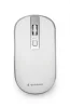 GEMBIRD MUSW-4B-06-WS WIRELESS OPTICAL EGÉR, WHITE/SILVER