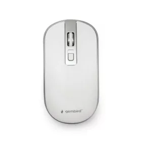 GEMBIRD MUSW-4B-06-WS WIRELESS OPTICAL EGÉR, WHITE/SILVER