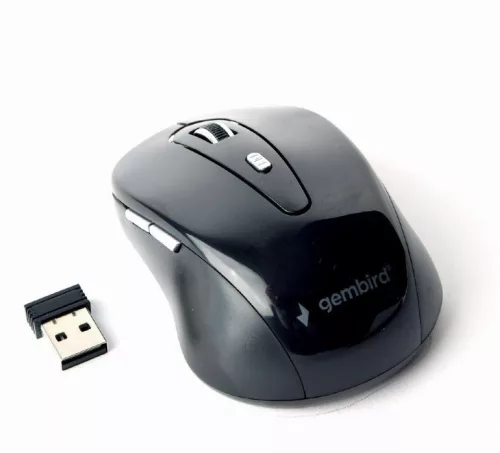 GEMBIRD MUSW-6B-01 WIRELESS OPTICAL EGÉR, BLACK