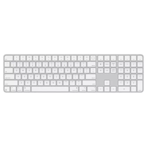 APPLE MAGIC (2024) TOUCH ID AND NUMERIC KEYPAD BLUETOOTH BILLENTYŰZET FEHÉR, US