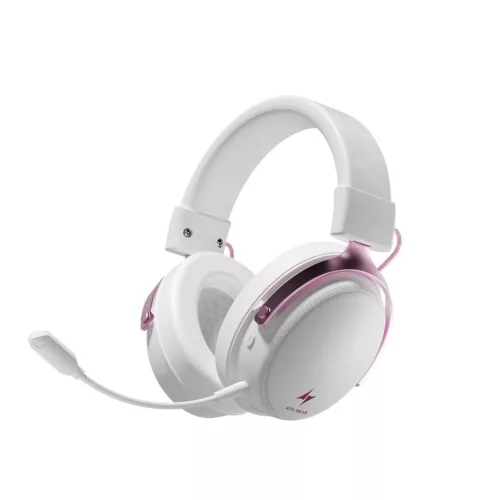 ATK N9 ULTRA VEZETÉK NÉLKÜLI BLUETOOTH GAMER HEADSET/FEJHALLGATÓ, WHITE/PINK
