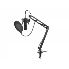   NATEC RADIUM 300 XLR STÚDIÓMIKROFON, STÚDIÓKARRAL ÉS TARTOZÉKOKKAL
