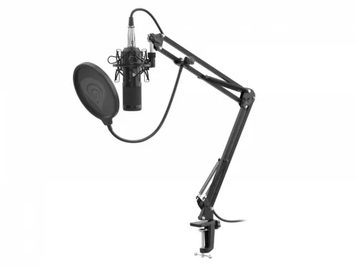 NATEC RADIUM 300 XLR STÚDIÓMIKROFON, STÚDIÓKARRAL ÉS TARTOZÉKOKKAL
