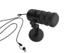 NATEC GENESIS RADIUM 350D DINAMIKUS GAMER USB MIKROFON, FEKETE