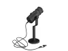 NATEC GENESIS RADIUM 350D DINAMIKUS GAMER USB MIKROFON, FEKETE