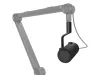 NATEC GENESIS RADIUM 350D DINAMIKUS GAMER USB MIKROFON, FEKETE