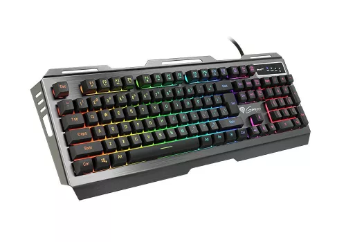 NATEC GENESIS RHOD 420 RGB BILLENTYŰZET FEKETE, US