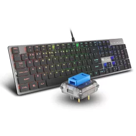   GENESIS THOR 420 RGB MECHANICAL SLIM GAMING BILLENTYŰZET GREY, US
