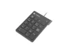 NATEC GOBY 2 NUMERIC KEYPAD FEKETE,