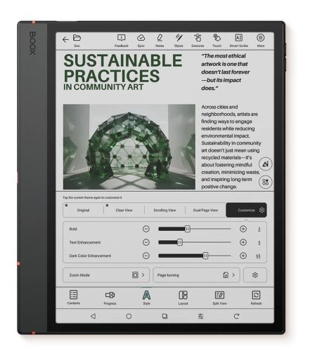 ONYX BOOX NOTE AIR 5C 10,3" E-BOOK OLVASÓ 64GB BLACK