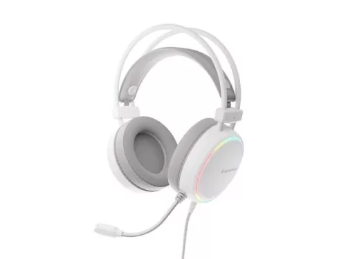 GENESIS NEON 613 G2 RGB GAMER HEADSET/FEJHALLGATÓ, FEHÉR