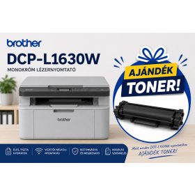   BROTHER DCP-L1630WE A4 USB/WIFI/LAN MONO MULTIFUNKCIÓS LÉZERNYOMTATÓ + AJÁNDÉK TN-119 UTÁNGYÁRTOTT TONER