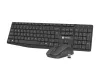 NATEC SQUID WIRELESS COMBO FEKETE, US