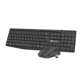 NATEC SQUID WIRELESS COMBO FEKETE, US