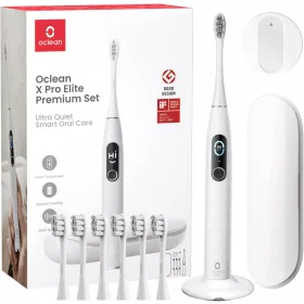   OCLEAN X PRO ELITE PREMIUM SET ELEKTROMOS FOGKEFE CSOMAG, SZÜRKE