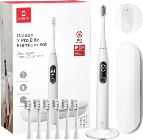 OCLEAN X PRO ELITE PREMIUM SET ELEKTROMOS FOGKEFE CSOMAG, SZÜRKE